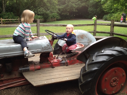 Eloise and Hanson at the Zoo