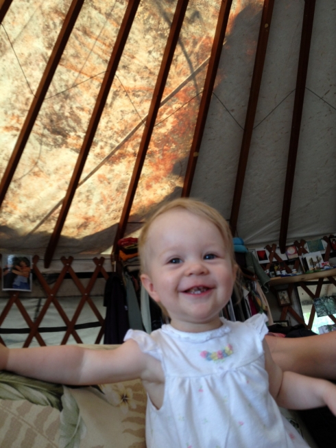 I AM IN A YURT