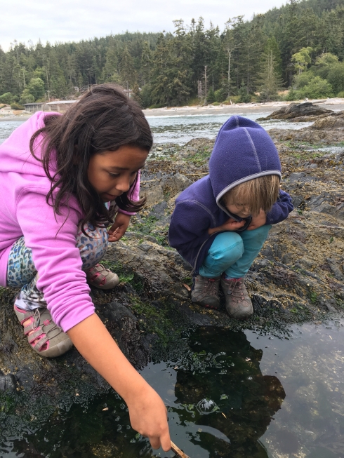 Eloise and Olivia at Deception Pass