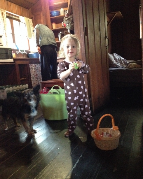 Easter Eggs at Cama Beach Cabin